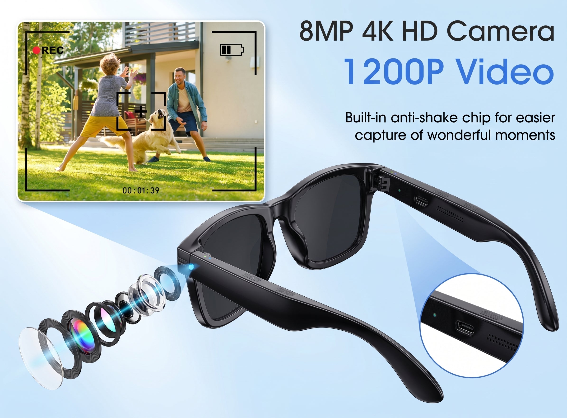 AI Camera Glasses